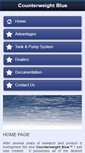 Mobile Screenshot of counterweightblue.com